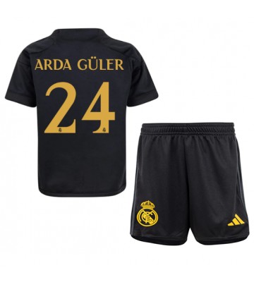 Maillot de foot Real Madrid Arda Guler #24 Troisième enfant 2023-24 Manches Courte (+ pantalon court)